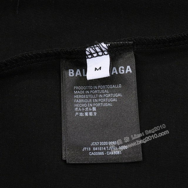 Balenciaga專櫃巴黎世家2023SS新款刺繡T恤 男女同款 tzy2738